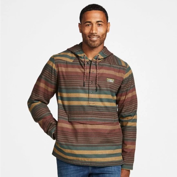 L.L. Bean Other - LL Bean Men's Katahdin Performance Flannel Anorak